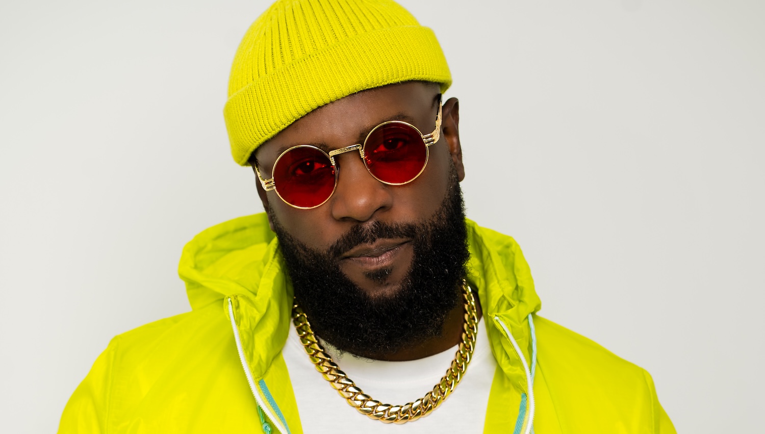 Bunji Garlin performing on stage